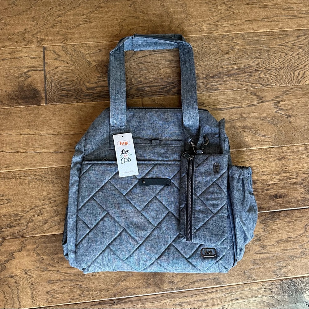Lug Classic Quilted Weekender Bag and Travel Pouch
